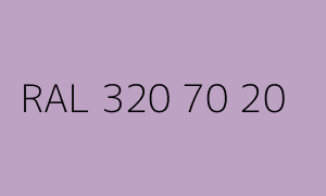 Kolor RAL 320 70 20