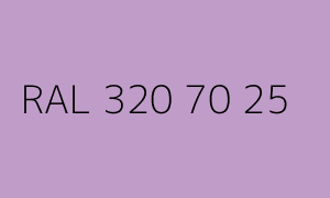 Kolor RAL 320 70 25