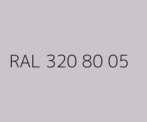 Kolor RAL 320 80 05 