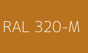 Kolor RAL 320-M