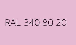 Kolor RAL 340 80 20