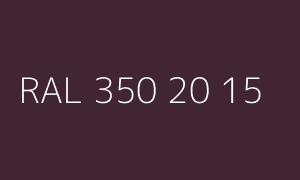 Kolor RAL 350 20 15