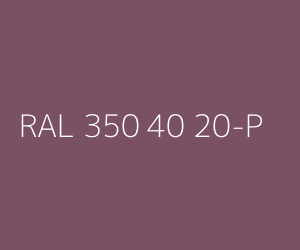 Kolor RAL 350 40 20-P 