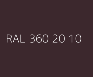 Kolor RAL 360 20 10 