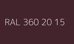Kolor RAL 360 20 15