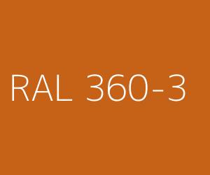 Kolor RAL 360-3 
