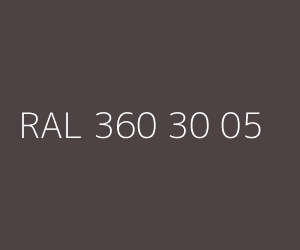 Kolor RAL 360 30 05 