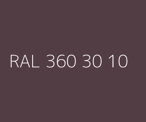 Kolor RAL 360 30 10 