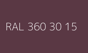 Kolor RAL 360 30 15
