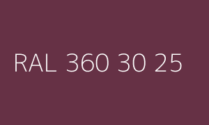 Kolor RAL 360 30 25