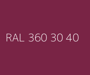 Kolor RAL 360 30 40 