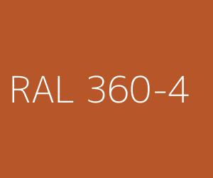 Kolor RAL 360-4 