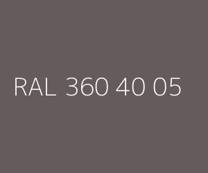 Kolor RAL 360 40 05 