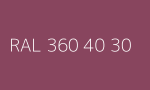 Kolor RAL 360 40 30