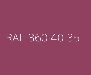 Kolor RAL 360 40 35 