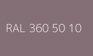 Kolor RAL 360 50 10