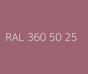 Kolor RAL 360 50 25 