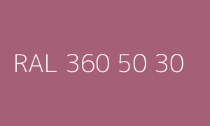 Kolor RAL 360 50 30