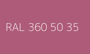 Kolor RAL 360 50 35