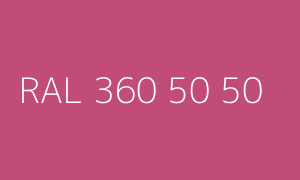 Kolor RAL 360 50 50
