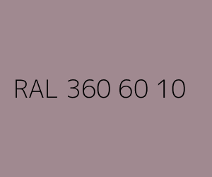 Kolor RAL 360 60 10 