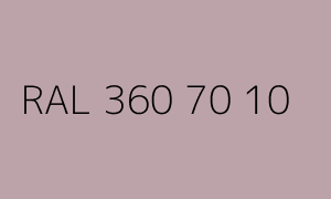 Kolor RAL 360 70 10