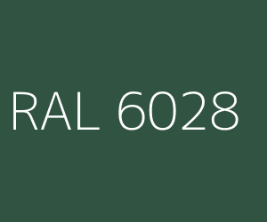 Kolor RAL 6028 PINE GREEN