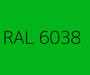 Kolor RAL 6038 LUMINOUS GREEN