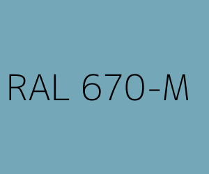 Kolor RAL 670-M 