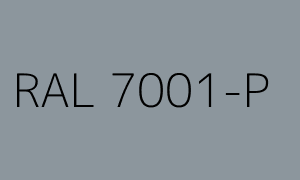 Kolor RAL 7001-P