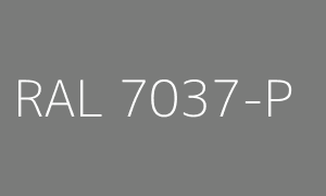 Kolor RAL 7037-P