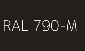 Kolor RAL 790-M