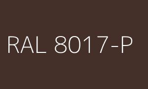 Kolor RAL 8017-P