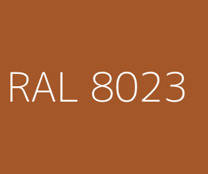 Kolor RAL 8023 ORANGE BROWN