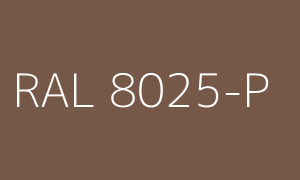 Kolor RAL 8025-P