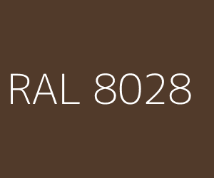 Kolor RAL 8028 TERRA BROWN