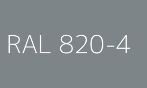 Kolor RAL 820-4