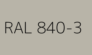 Kolor RAL 840-3