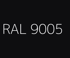 Kolor RAL 9005 JET BLACK
