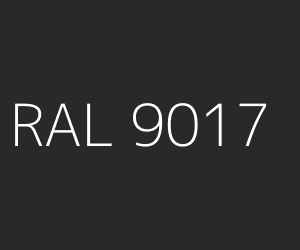 Kolor RAL 9017 TRAFFIC BLACK